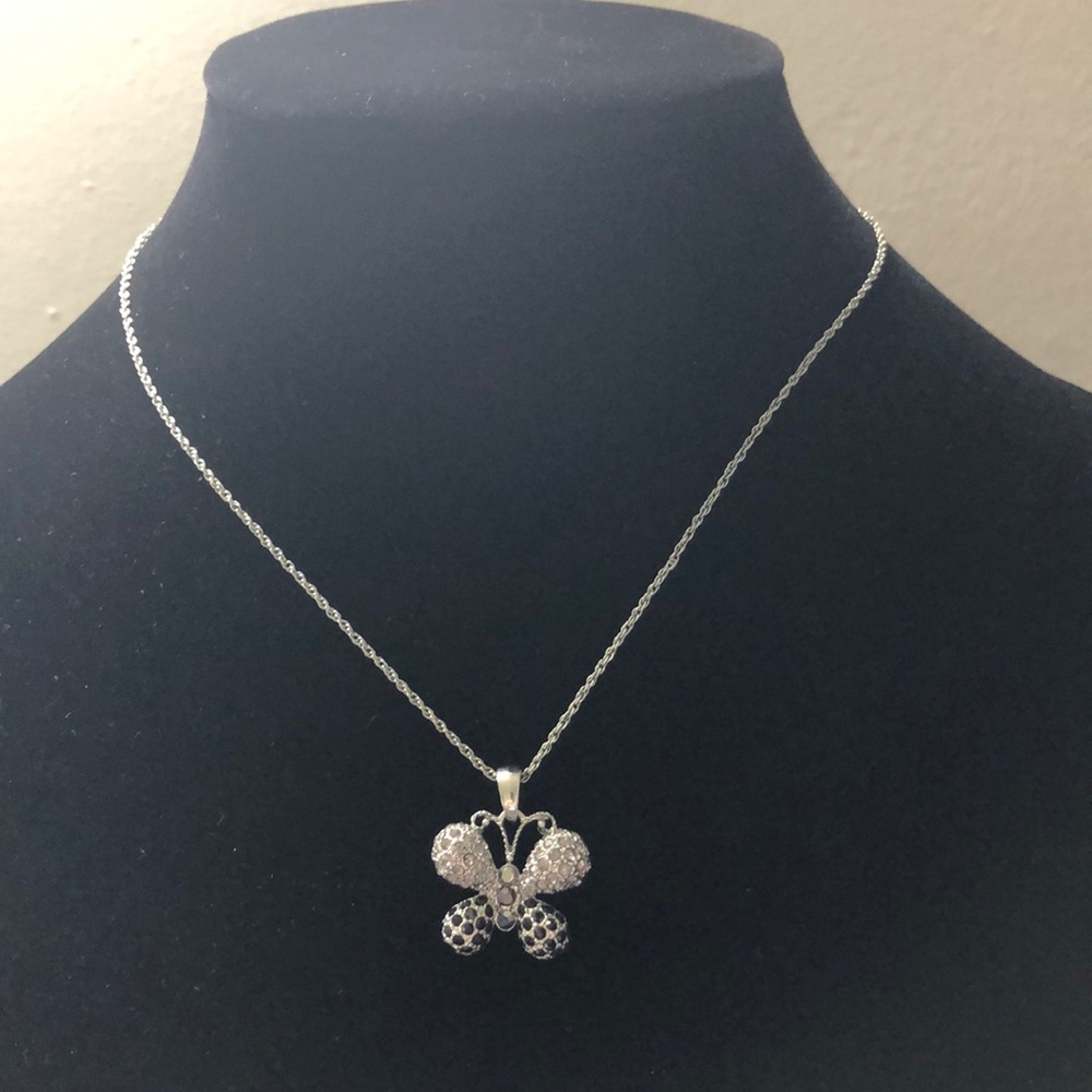 Butterfly pendant necklace